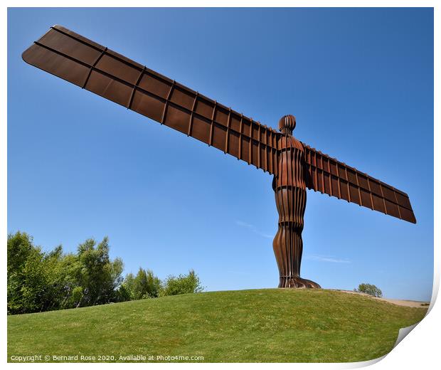 Angel of The North Print by Bernard Rose Photography