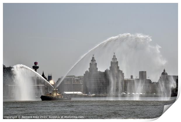 Liverpool Waterfront   Print by Bernard Rose Photography