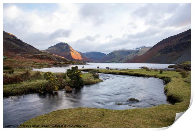 Wastwater  Print by louise wilson