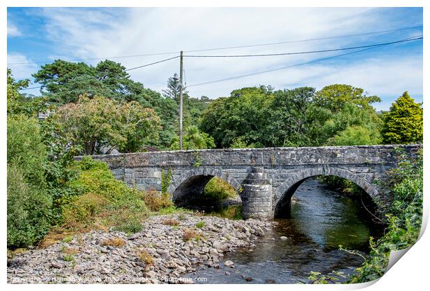 LLanbedr Bridge Print by Hannah Watson