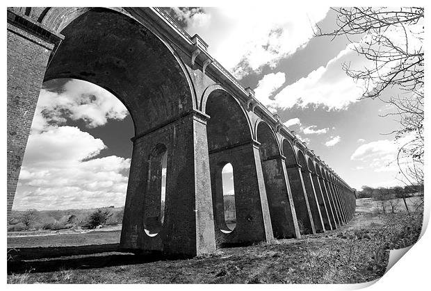 balcombe viaduct Print by Eddie Howland