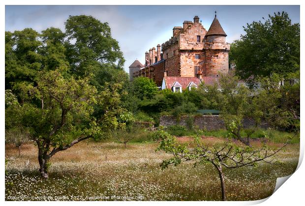 Falkland Palace, Fife, Scotland Print by Andrew Davies