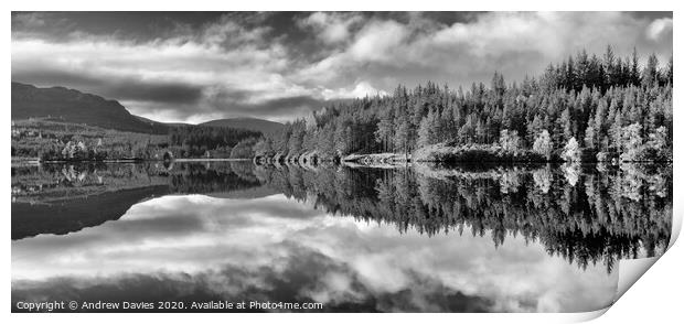 Loch Farr, near Inverness Print by Andrew Davies