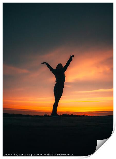 Welcoming Sunset Print by James Cooper
