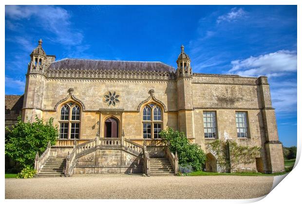 The Ancient Beauty of LaCock Abbey Print by Helkoryo Photography
