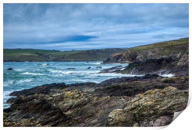 Majestic View of Daymer Bay Print by Helkoryo Photography