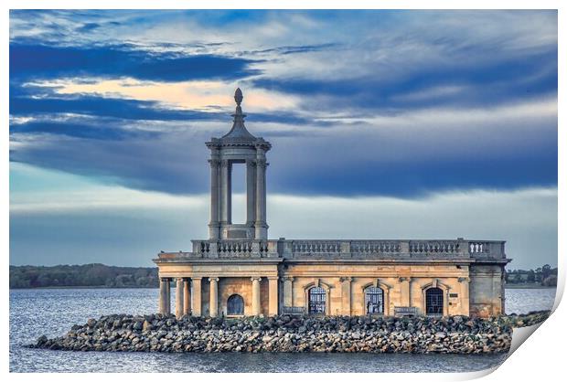 Normanton Church Rutland 2 Print by Helkoryo Photography