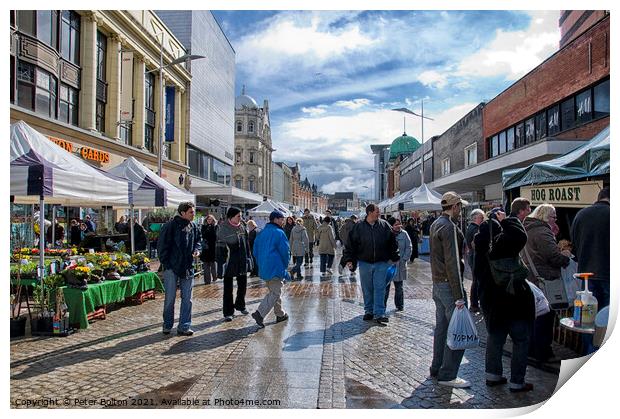 Southend on Sea High Street, Essex, UK. Print by Peter Bolton