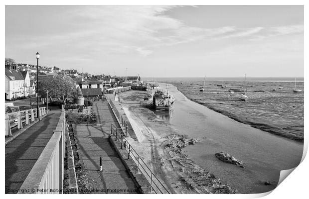 Old Leigh fishing village, Leigh on Sea, Essex Print by Peter Bolton