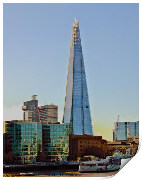 The Shard, London, UK. Print by Peter Bolton