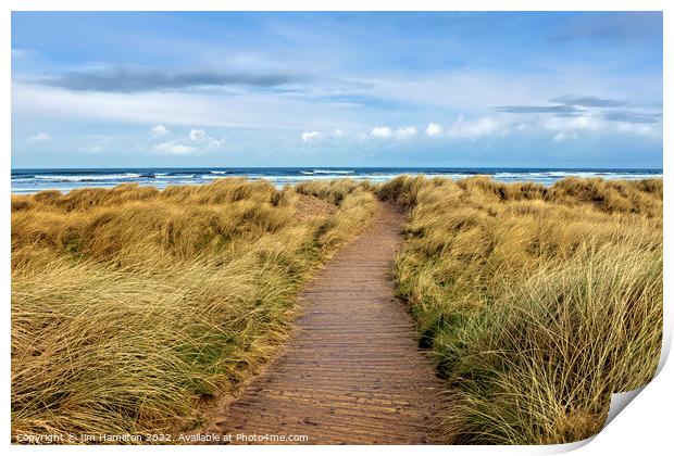 Castlerock, Nothern Ireland Print by jim Hamilton