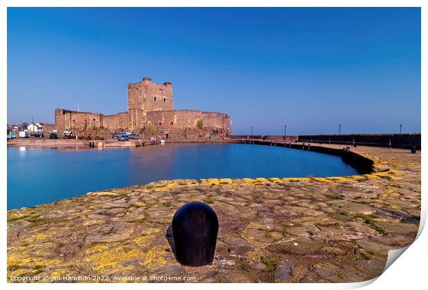 Carrickfergus Castle Northern Ireland Print by jim Hamilton