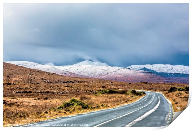 Winter in Donegal Ireland Print by jim Hamilton