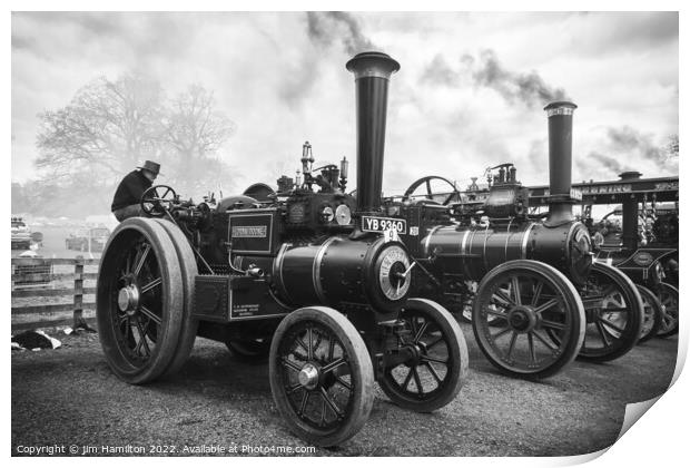 Mighty Machinery at Its Best Print by jim Hamilton