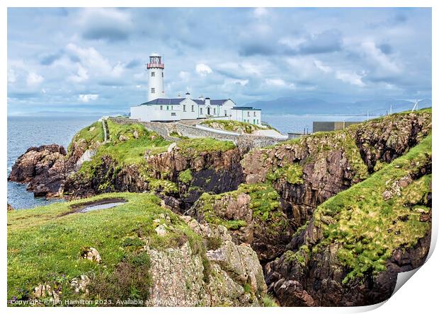 Enchanting Fanad Head Lighthouse Print by jim Hamilton