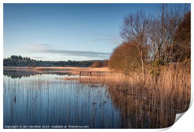 Winter sunrise at Westport, Ireland Print by jim Hamilton