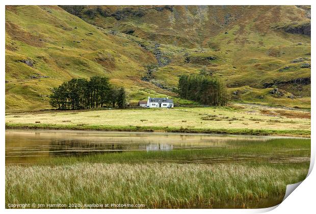 Glencoe, Sccotland. Print by jim Hamilton