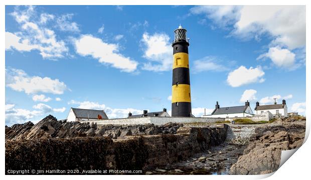 St.John's Lighthouse,Northern Ireland Print by jim Hamilton