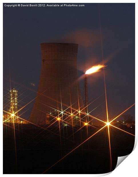 Cooling Tower Print by David Borrill