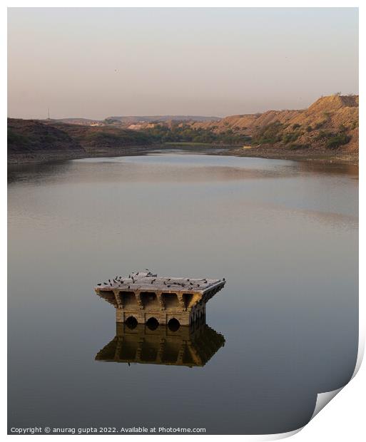 Balsamand Lake (peaceful) Print by anurag gupta