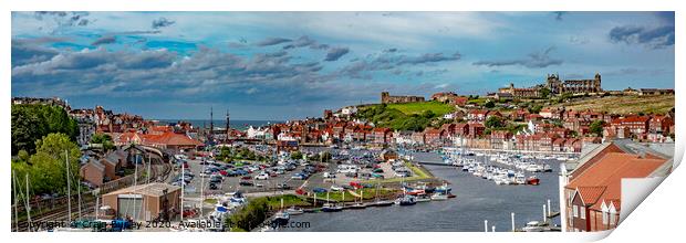 Whitby Panoramic Print by Craig Burley