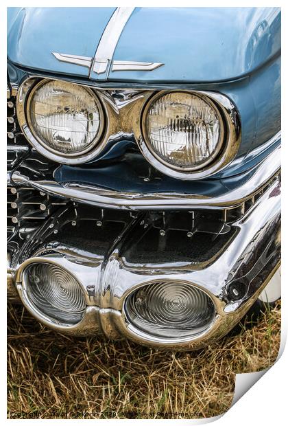 '59 Cadillac.  Print by David Buckland