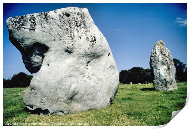 Avebury Print by Kevin Plunkett