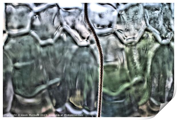 Abstract glass Print by Kevin Plunkett