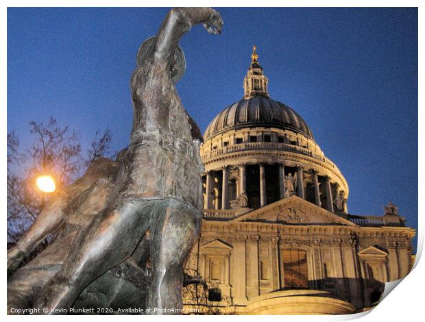 St Paul's Cathedral  Print by Kevin Plunkett