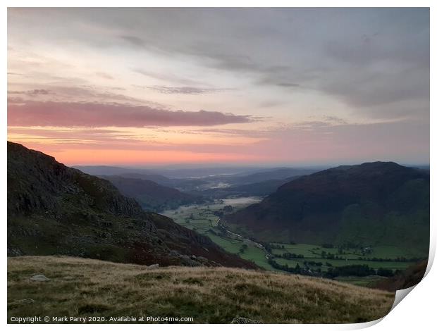 Lake District Sunrise  Print by Mark Parry