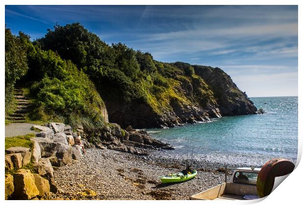 Stackpole Quay, South Pembs. Print by Paddy Art