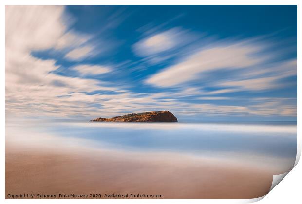 Mediterranean Daylight Longexposure  Print by Moe Dhia Merazka