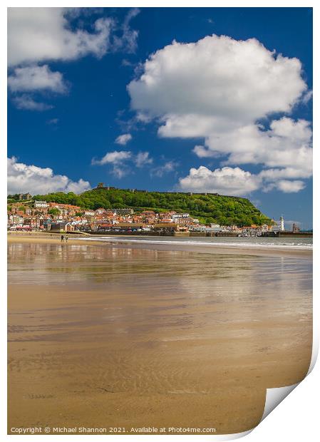 Scarborough South Bay Print by Michael Shannon
