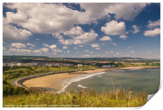 Scarborough North Bay Print by Michael Shannon