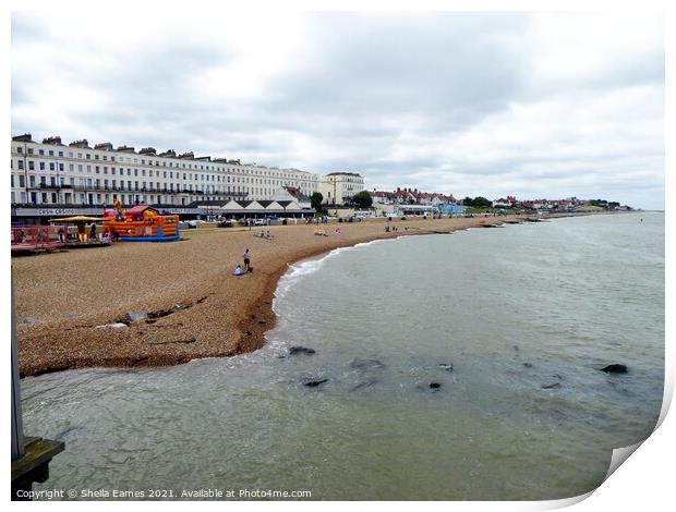 Herne Bay Panorama Print by Sheila Eames