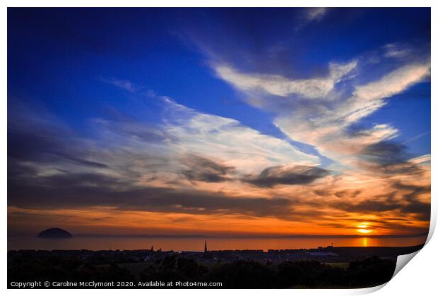 Sky cloud Print by Caroline McClymont