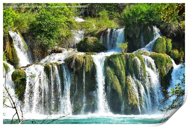 Plitvice Lakes National Park Print by Daniel Durgan