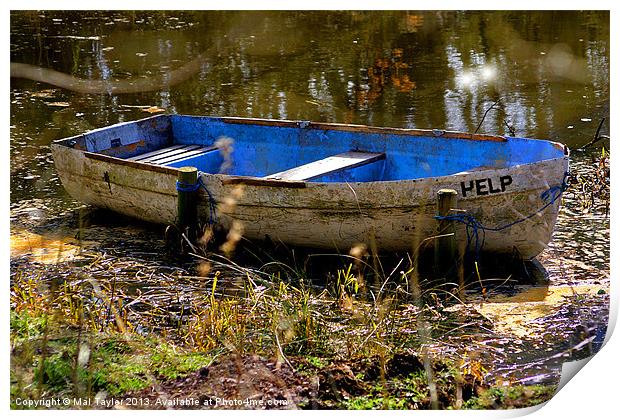 The old Boat Print by Mal Taylor Photography
