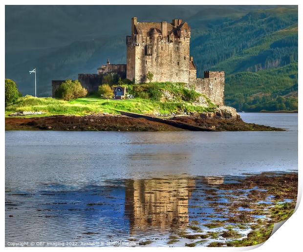 Eilean Donan Castle Scotland Romantic Highland Ref Print by OBT imaging