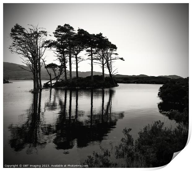 Loch Assynt Sutherland North West Scottish Highlands  Print by OBT imaging