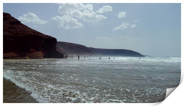 Legzira Beach, Morocco, Africa Print by Karina Osipova