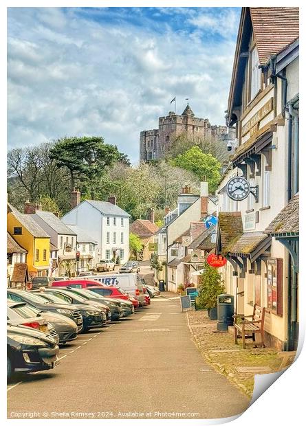 Dunster Somerset  Print by Sheila Ramsey