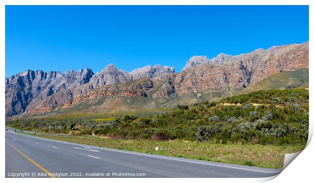 Du Toiskloof Pass, Landscape, South Africa  Print by Rika Hodgson