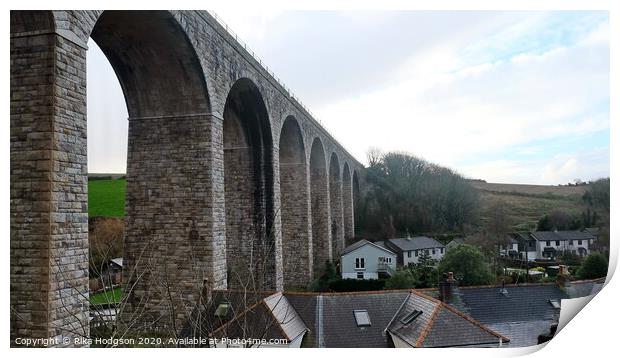 Viaduct, Angarrack, West Cornwall  Print by Rika Hodgson