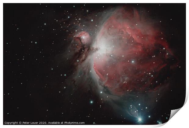 The Orion Nebula Print by Peter Louer