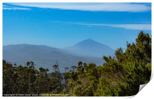 Mount Teide Print by Peter Louer