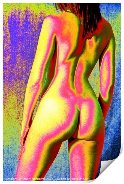 Rainbow torso Print by Robert MacDowall