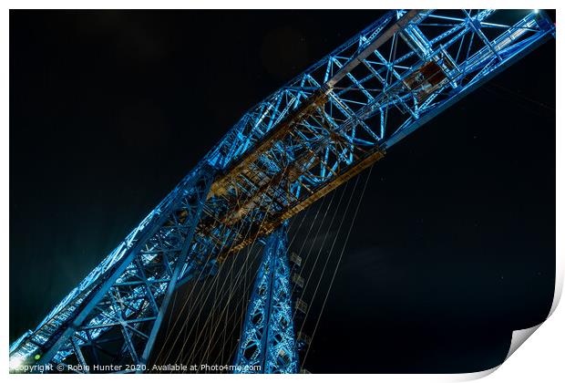 Transporter Bridge Print by Robin Hunter