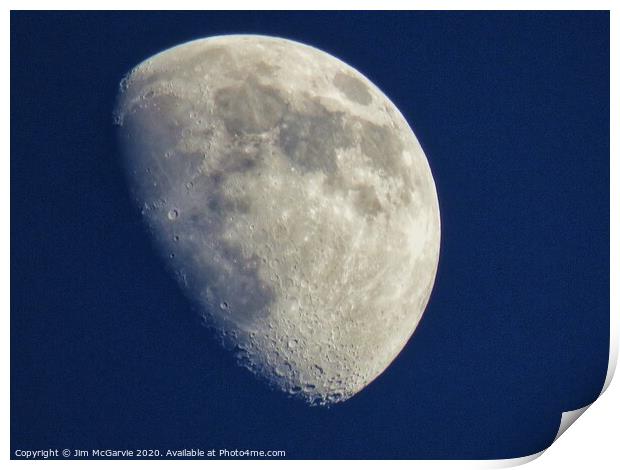 Moon  Print by Jim McGarvie