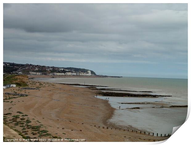 From Bexhill to Hastings Print by Mark Ward